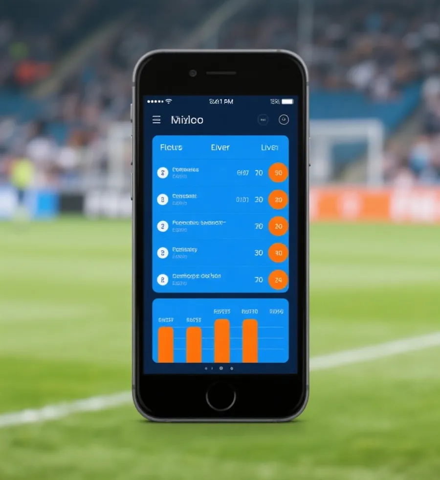 满冠App移动端界面示意图