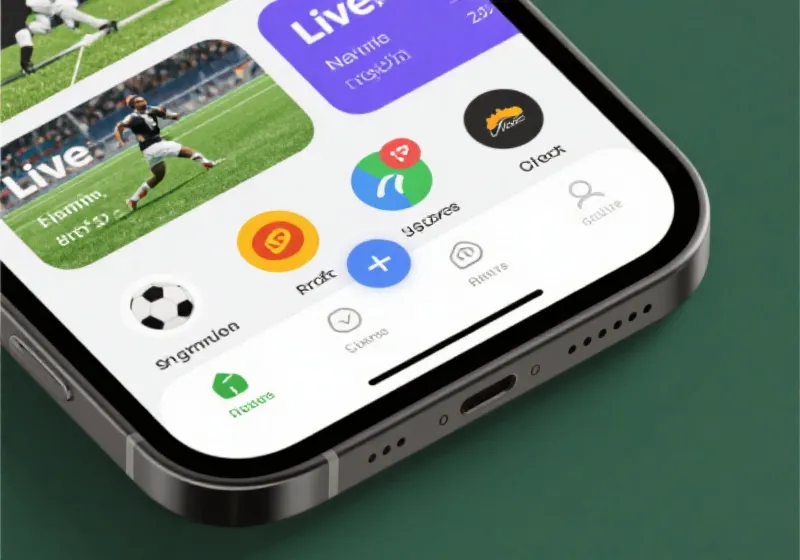 手机客户端栏目结构清晰示意